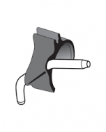 Sprayclips med spor til WS-75E/KM (3stk.)
