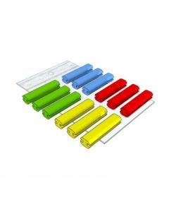 Nichrominox farvede silikone strips